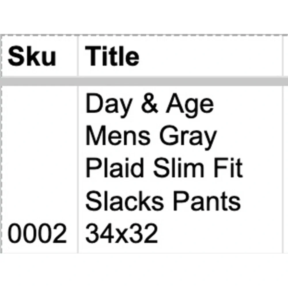 2/$30 Day & Age Gray Plaid Slim Fit Slacks Pants 34x32